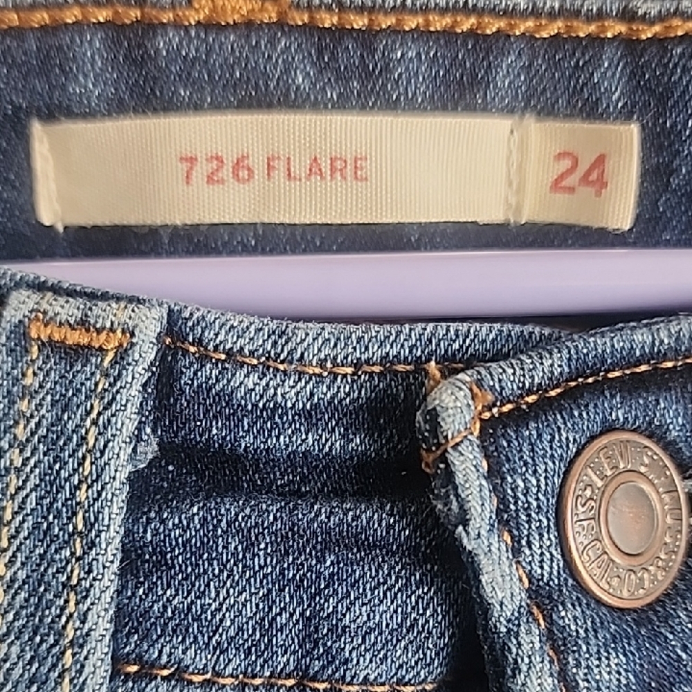 Levi's Women's Dark Blue Flare Jeans